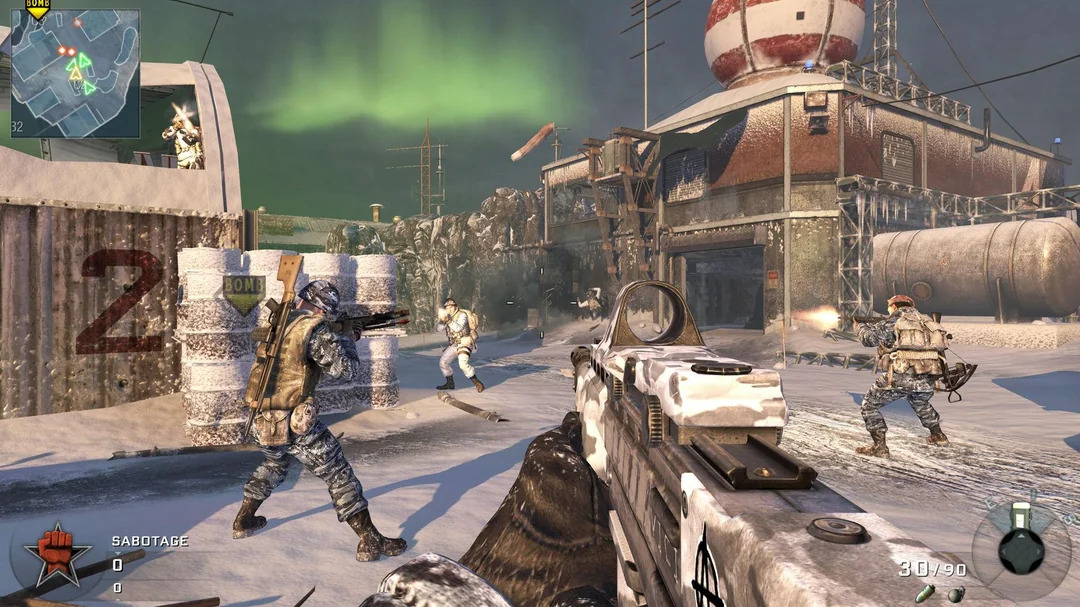 Black Ops 1 Discovery snowy multiplayer map